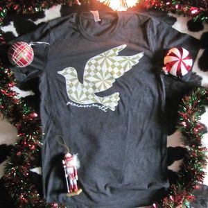 BELLA COTTON LADIES PEACE ON EARTH CHRISTMAS TSHIR